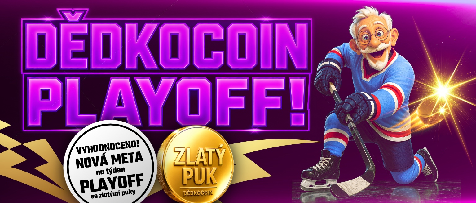 DĚDKOCOIN - TŘETÍ KOLO ZLATÝ PUK